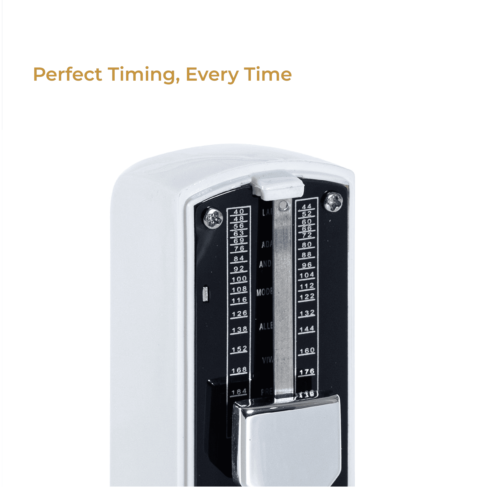 White Mini Metronome